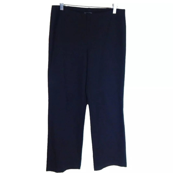 Eileen Fisher Straight Leg Viscose Ponte Pants - Picture 1 of 3